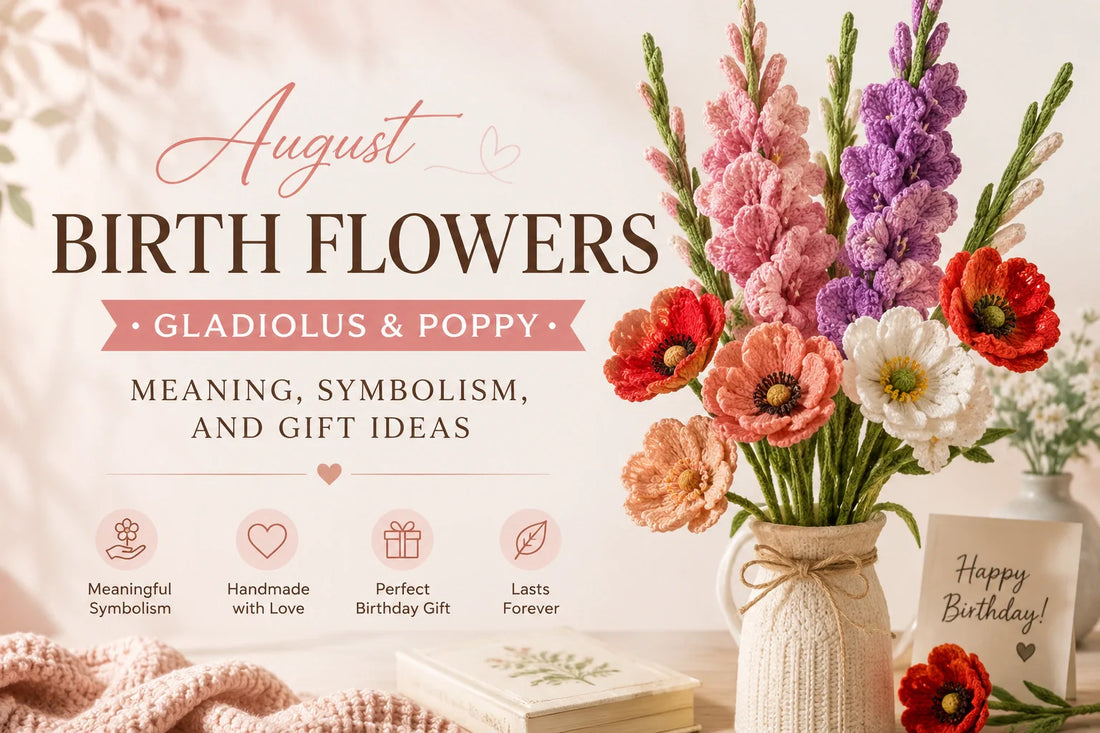 August Birth Flowers: Gladiolus & Poppy