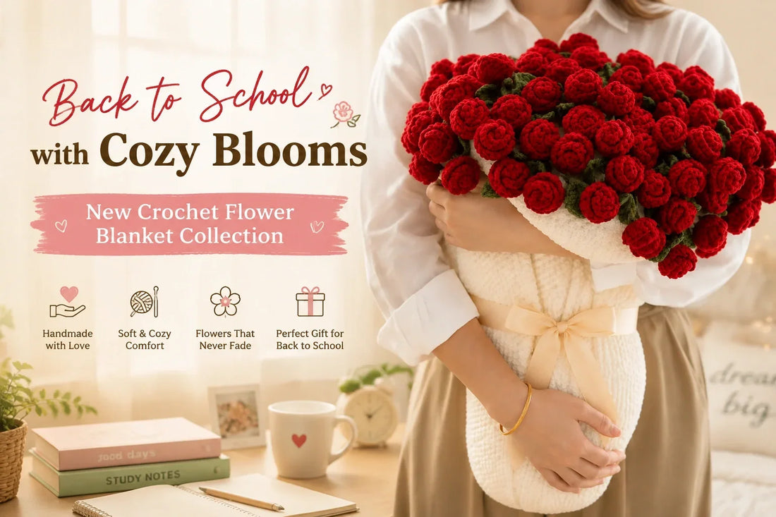 Back to School Gift: Crochet Flower Blankets That Bloom Forever