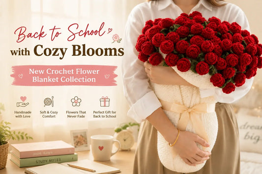 Back to School Gift: Crochet Flower Blankets That Bloom Forever