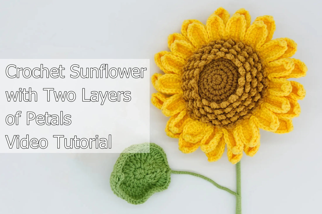 Crochet Your Own Sunflower: Step-by-Step Video Tutorial