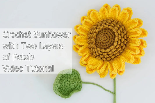 Crochet Your Own Sunflower: Step-by-Step Video Tutorial