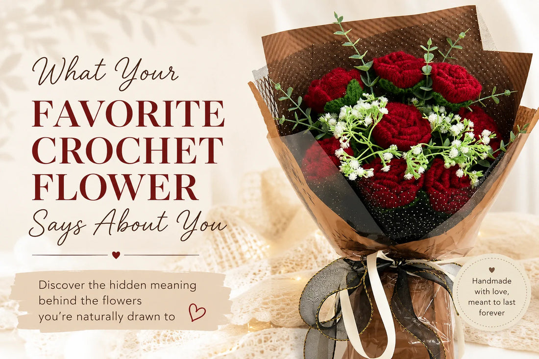 What Your Favorite Crochet Flower Says About You