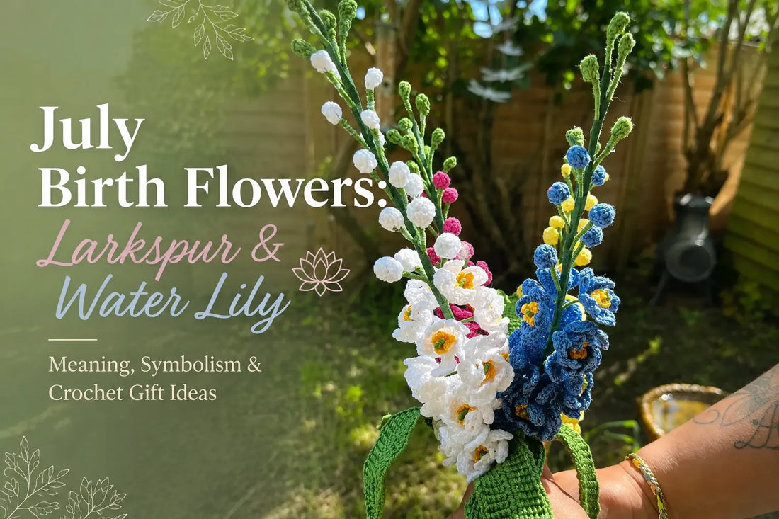 July Birth Flowers: Larkspur and Water Lily