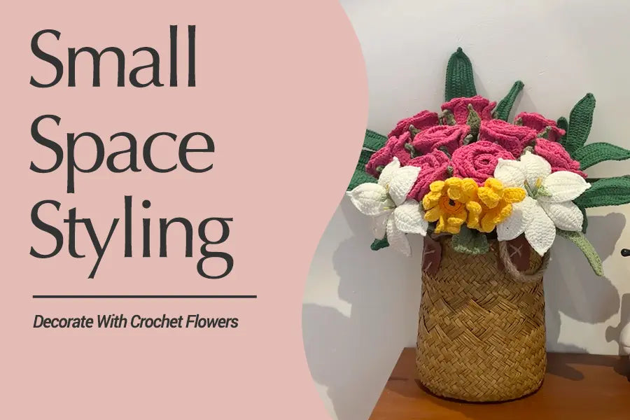 Decorating Small Spaces with Crochet Flowers