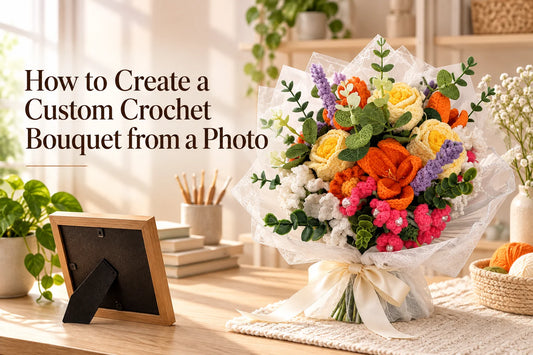 How to Create a Custom Crochet Bouquet from a Photo