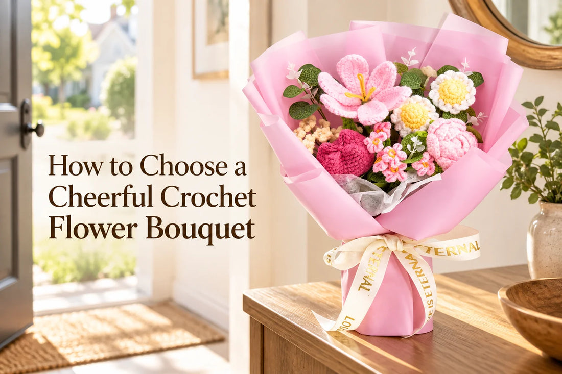 How to Choose a Cheerful Crochet Flower Bouquet