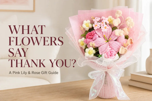 What Flowers Say Thank You? A Pink Lily & Rose Gift Guide