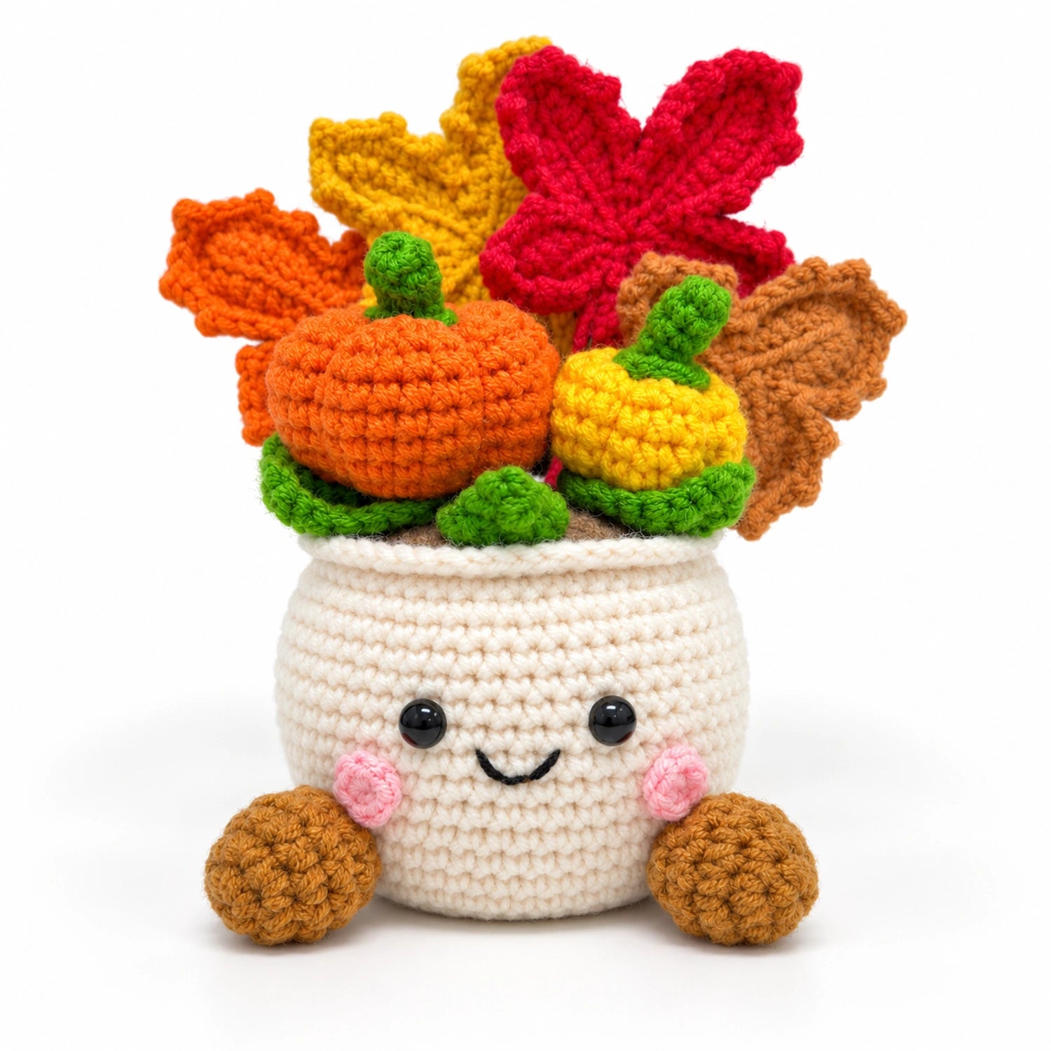 YSHomy Série Pots Lapin & Panda au Crochet
