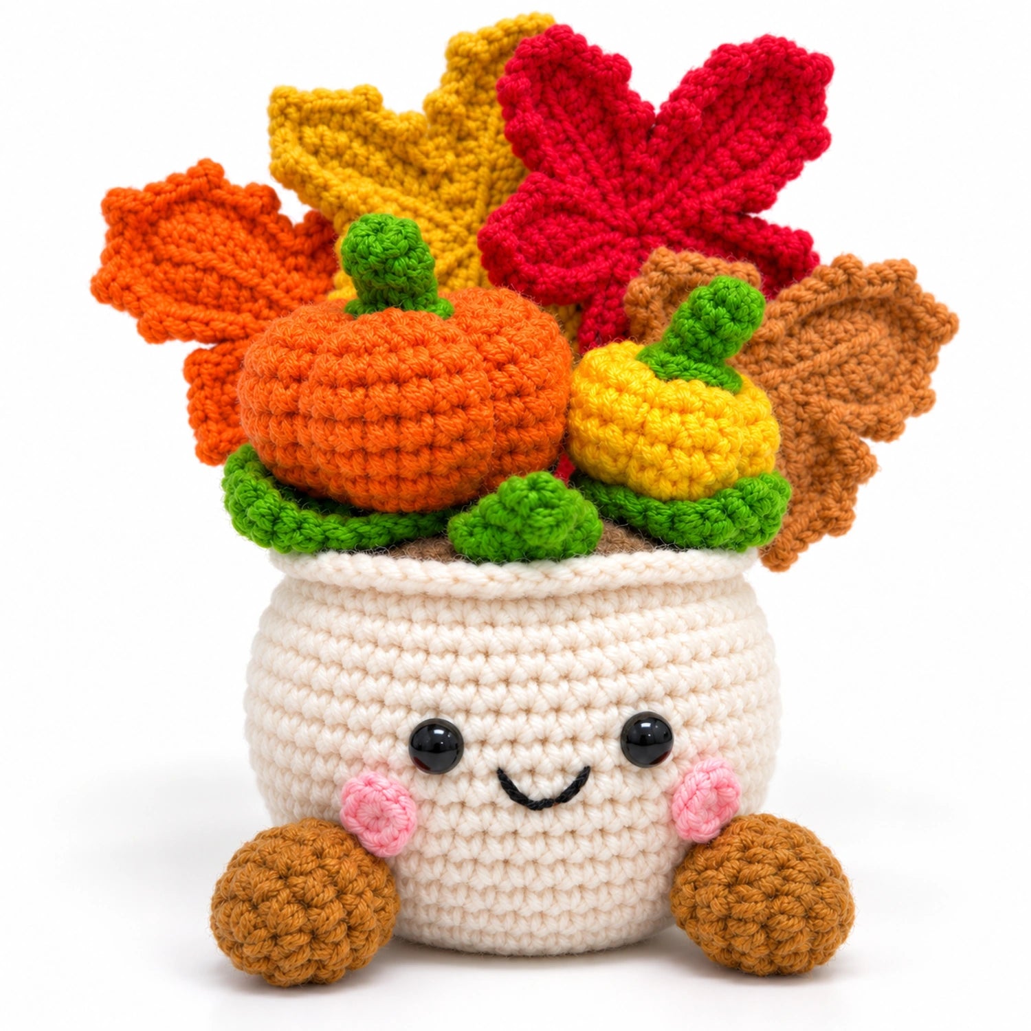 YSHomy Série Pots Lapin & Panda au Crochet
