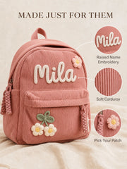 YSHomy Personalized Toddler Backpack with Embroidery Name