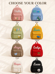 YSHomy Personalized Toddler Backpack with Embroidery Name