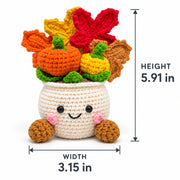YSHomy Série Pots Lapin & Panda au Crochet