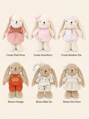 YSHomy Personalized Bunny Plush with Embroidery Name