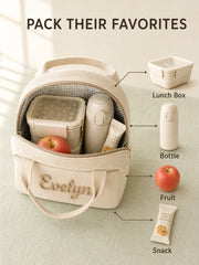 YSHomy Personalized Lunch Bag with Embroidery Name