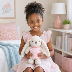 YSHomy Personalized Bunny Plush with Embroidery Name
