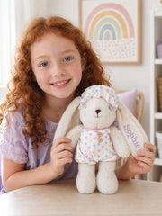 YSHomy Personalized Bunny Plush with Embroidery Name