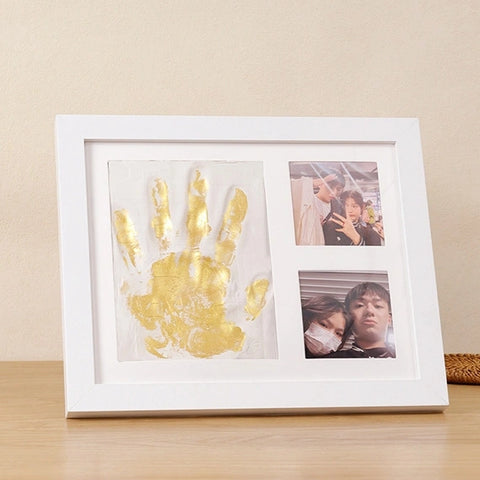 YSHomy Personalized 3D Handprint & Photo Memory Frame