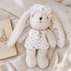 YSHomy Personalized Bunny Plush with Embroidery Name