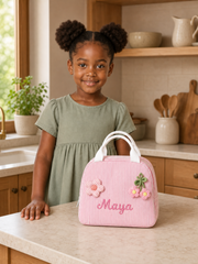 YSHomy Bolsa de Almuerzo Personalizada con Nombre Bordado