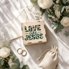 YSHomy Caja de Fotos de Madera Personalizada con Luz y Grabado