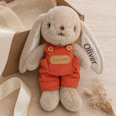 YSHomy Personalized Bunny Plush with Embroidery Name