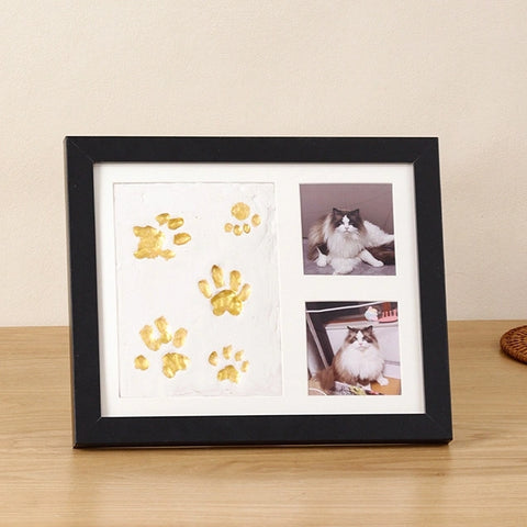 YSHomy Personalized 3D Handprint & Photo Memory Frame