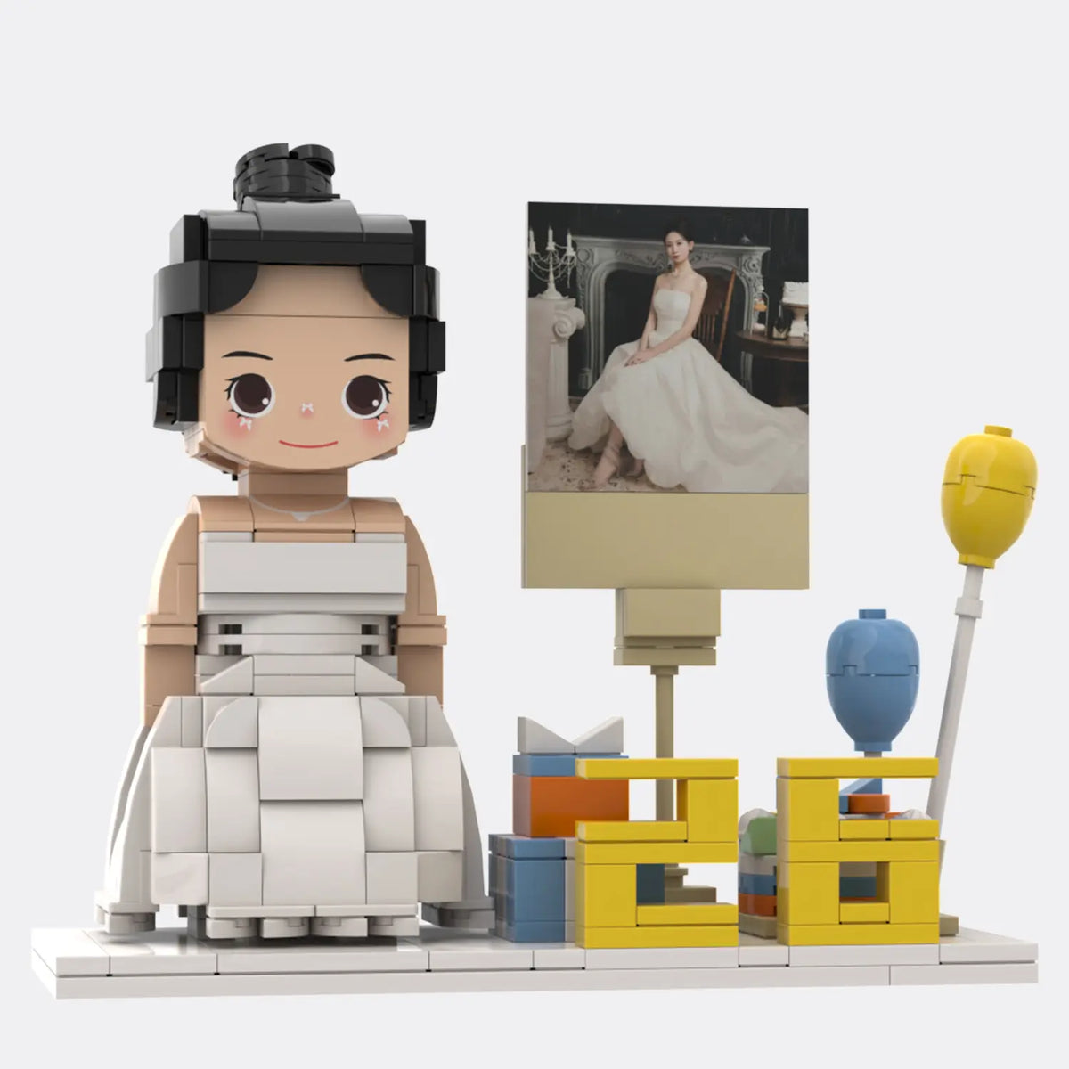 YSHomy Custom Brick Figure from Youor Photo For Birthday - Style G