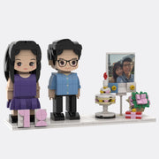 YSHomy Custom Brick Figure from Your Photo For Birthday - Style D