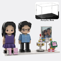 YSHomy Custom Brick Figure from Youor Photo For Birthday - Style D
