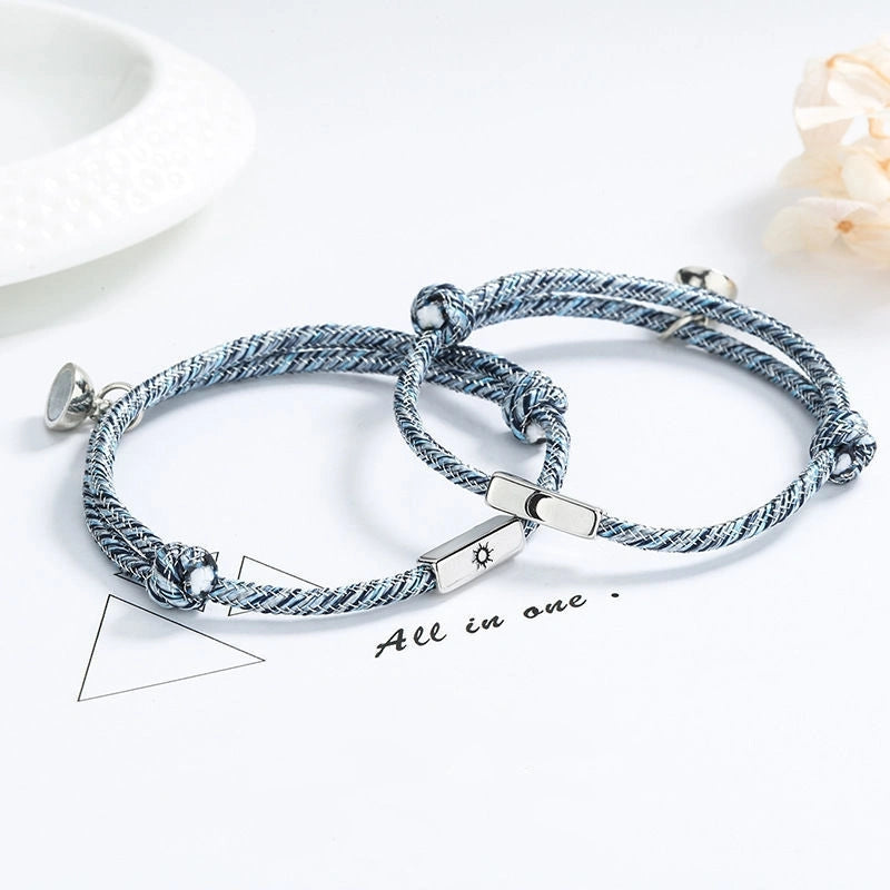 YSHomy Sun & Moon Magnetic Couple Bracelets