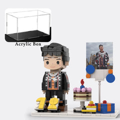 YSHomy Custom Brick Figure from Youor Photo For Birthday - Style F