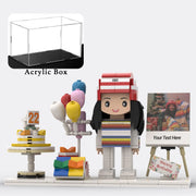 YSHomy Figura de Ladrillos Personalizada a partir de tu Foto para Cumpleaños - Estilo E
