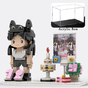 YSHomy Custom Brick Figure from Your Photo For Birthday - Style D