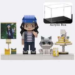 YSHomy Custom Brick Figure from Youor Photo For Birthday - Style C