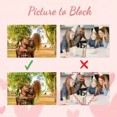 YSHomy Custom Building Bricks with Your Photo - I LOVE U