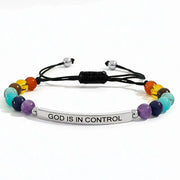 YSHomy Personalized 14-Stone Natural Bead Bracelet