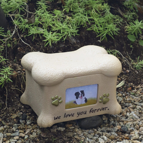 YSHomy Pet Memorial Urn with Personalized Photo