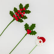 クリスマス用YSHomy かぎ針編み花セット(花瓶なし)