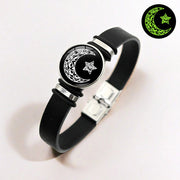 YSHomy Braccialetti in pelle Sole e Luna fosforescenti per coppie