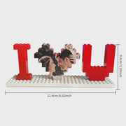 YSHomy mattoncini personalizzati con la tua foto – I LOVE U