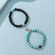YSHomy Magnetic Heart Couple Beaded Bracelets