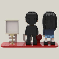 YSHomy Custom Brick Figures for Couple from Your Photo - LOVE