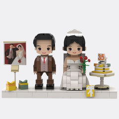 YSHomy Custom Brick Figure from Youor Photo For Birthday - Style A