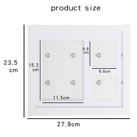 YSHomy Personalized 3D Handprint & Photo Memory Frame