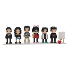 YSHomy Custom Brick Figures from Your Photo - Easel Style