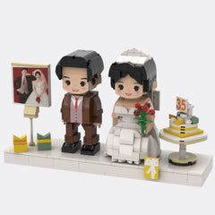 YSHomy Custom Brick Figure from Youor Photo For Birthday - Style A