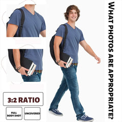 YSHomy Custom Brick Figures from Your Photo - Easel Style