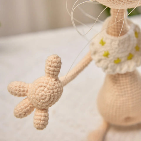 YSHomy Handmade Poseable Wired Skeleton Sphynx Cat Doll