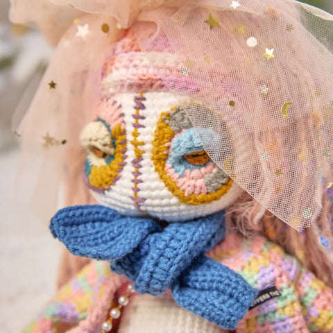 YSHomy Handmade Poseable Crochet Art Doll