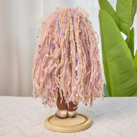 YSHomy Handmade Poseable Crochet Art Doll